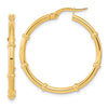 2mm Gold Polished Hoop Earrings