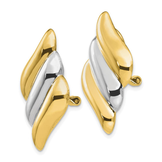 Gold Non-pierced Clip Earrings