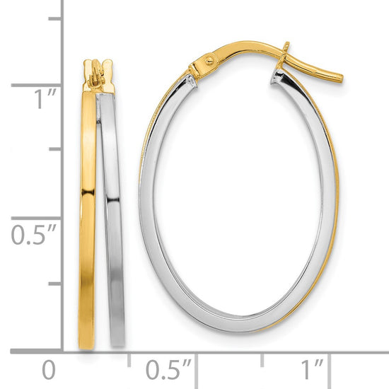 Gold Double Hoop Earrings