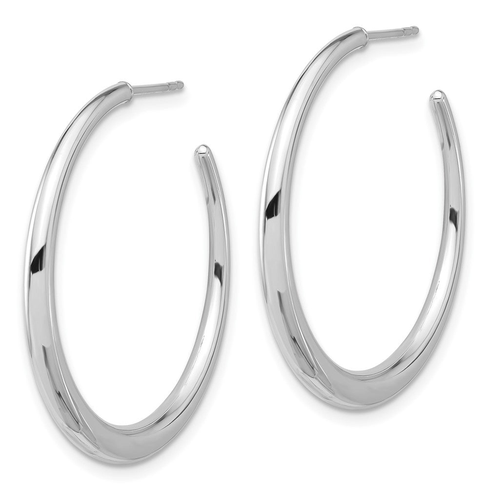 Gold C-hoop Post Earrings