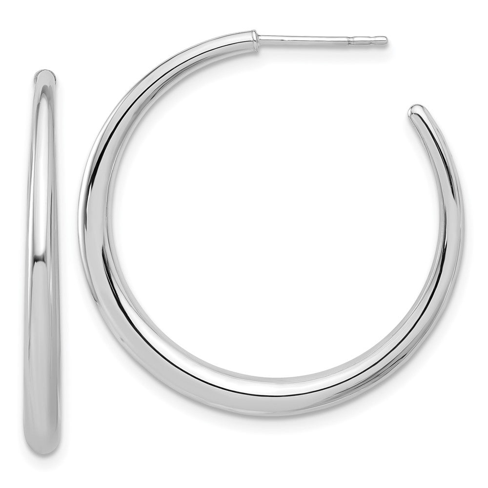 Gold C-hoop Post Earrings