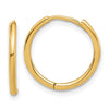 Gold Hinged Hoop Earrings
