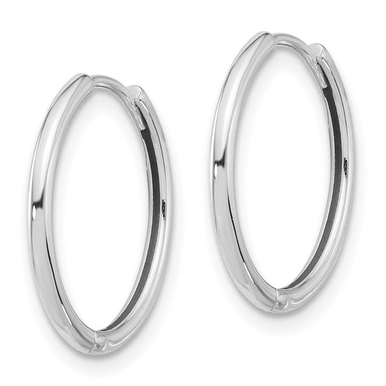 Gold Hinged Hoop Earrings