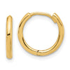 Gold Hinged Hoop Earrings