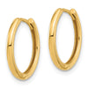 Gold Hinged Hoop Earrings