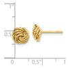14K 7.5mm Polished Love Knot Post Earrings