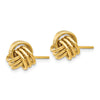 Gold Love Knot Post Earrings