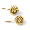 Gold Love Knot Post Earrings