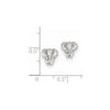 Gold Elephant Post Earrings