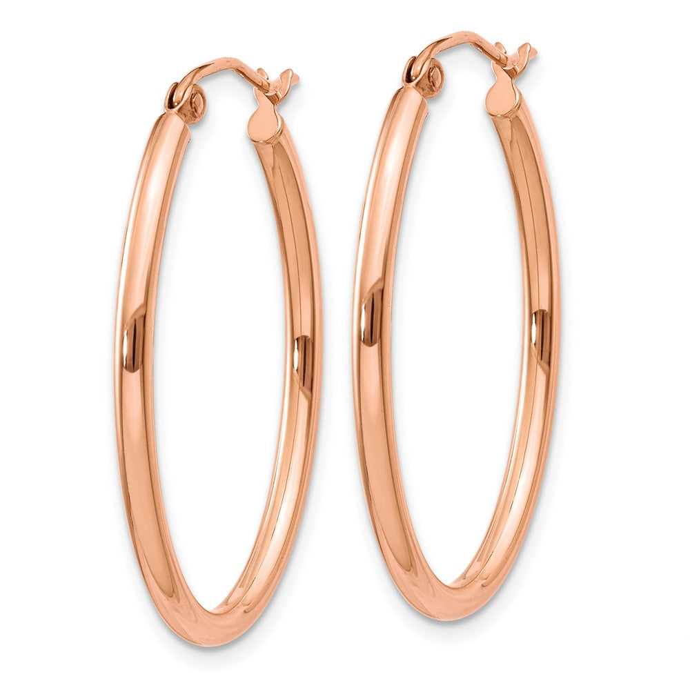 Oval Hoop Earrings
