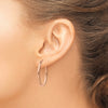 Oval Hoop Earrings