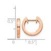 Gold Hinged Circle Hoop Earrings