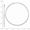 14k White Gold 1.2x54mm Polished Endless Tube Hoop Earrings