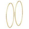 14k 1.2x63mm Polished Endless Tube Hoop Earrings
