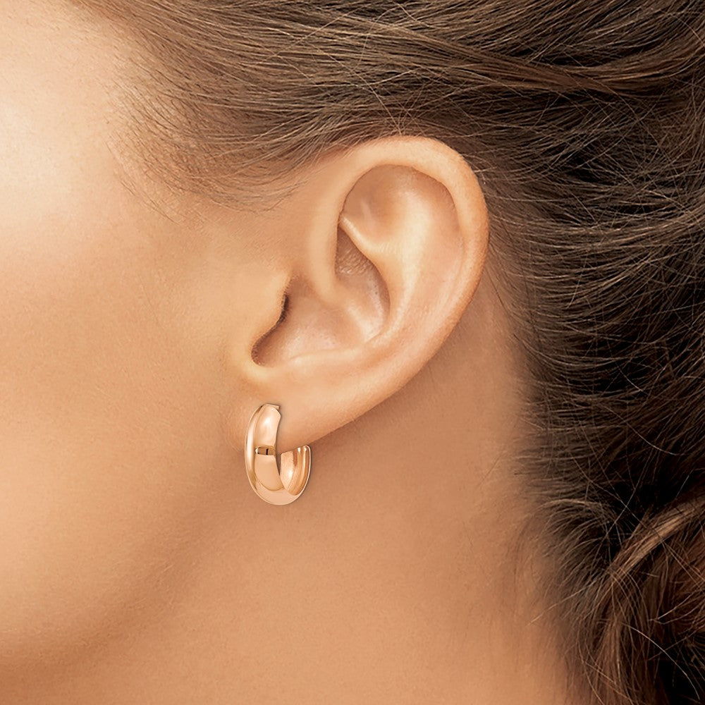 J-Hoop Earrings