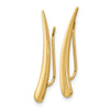 14k Polished Pointed Ear Climber Earrings