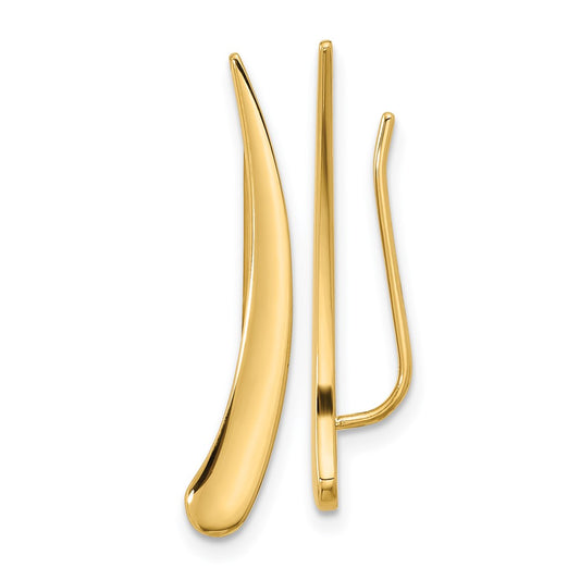 Pointed Ear Climber Earrings