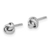 Gold Love Knot Post Earrings