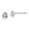 Gold Love Knot Post Earrings