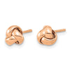 Gold Love Knot Post Earrings