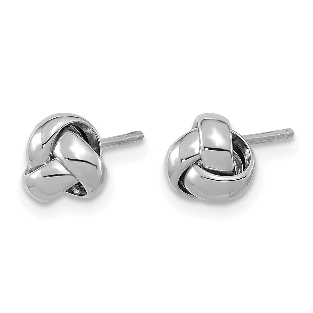 Gold Love Knot Post Earrings