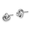 Gold Love Knot Post Earrings