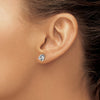 Gold Love Knot Post Earrings