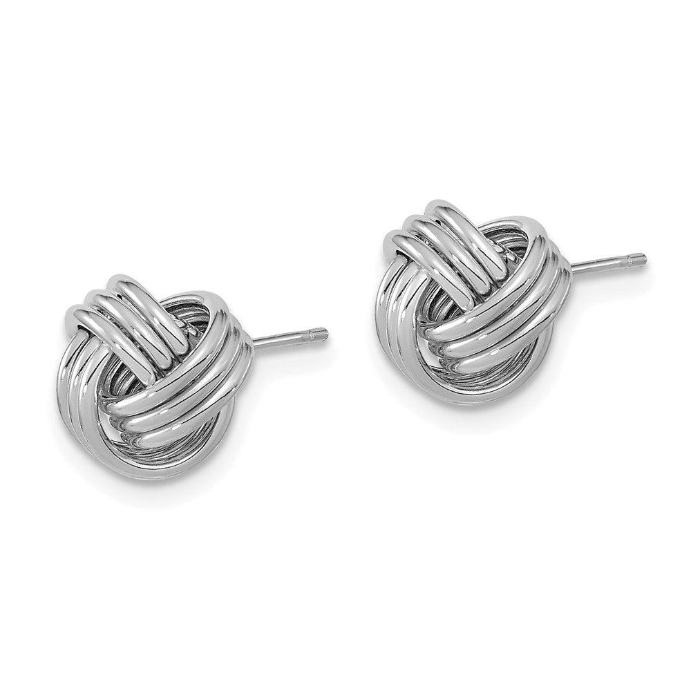 Gold Love Knot Post Earrings