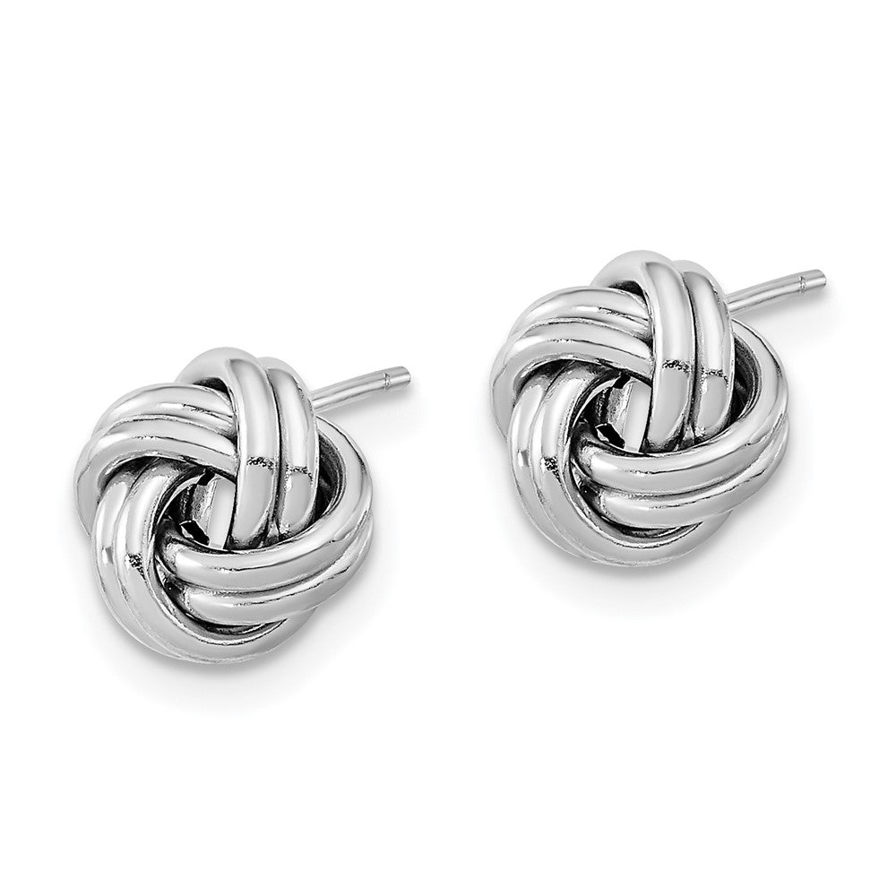 Gold Love Knot Post Earrings