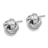 Gold Love Knot Post Earrings
