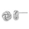 Gold Love Knot Post Earrings