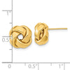 Gold Love Knot Post Earrings