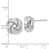 Gold Love Knot Post Earrings