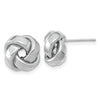 Gold Love Knot Post Earrings