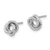 Gold Love Knot Post Earrings