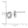 Gold Love Knot Post Earrings