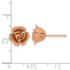 Gold Rose Post Earrings