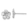 Gold Flower Post Earrings