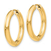 14k Polished Hinged Hoop Earrings