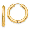 14k Polished Hinged Hoop Earrings
