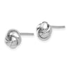 Gold Love Knot Post Earrings