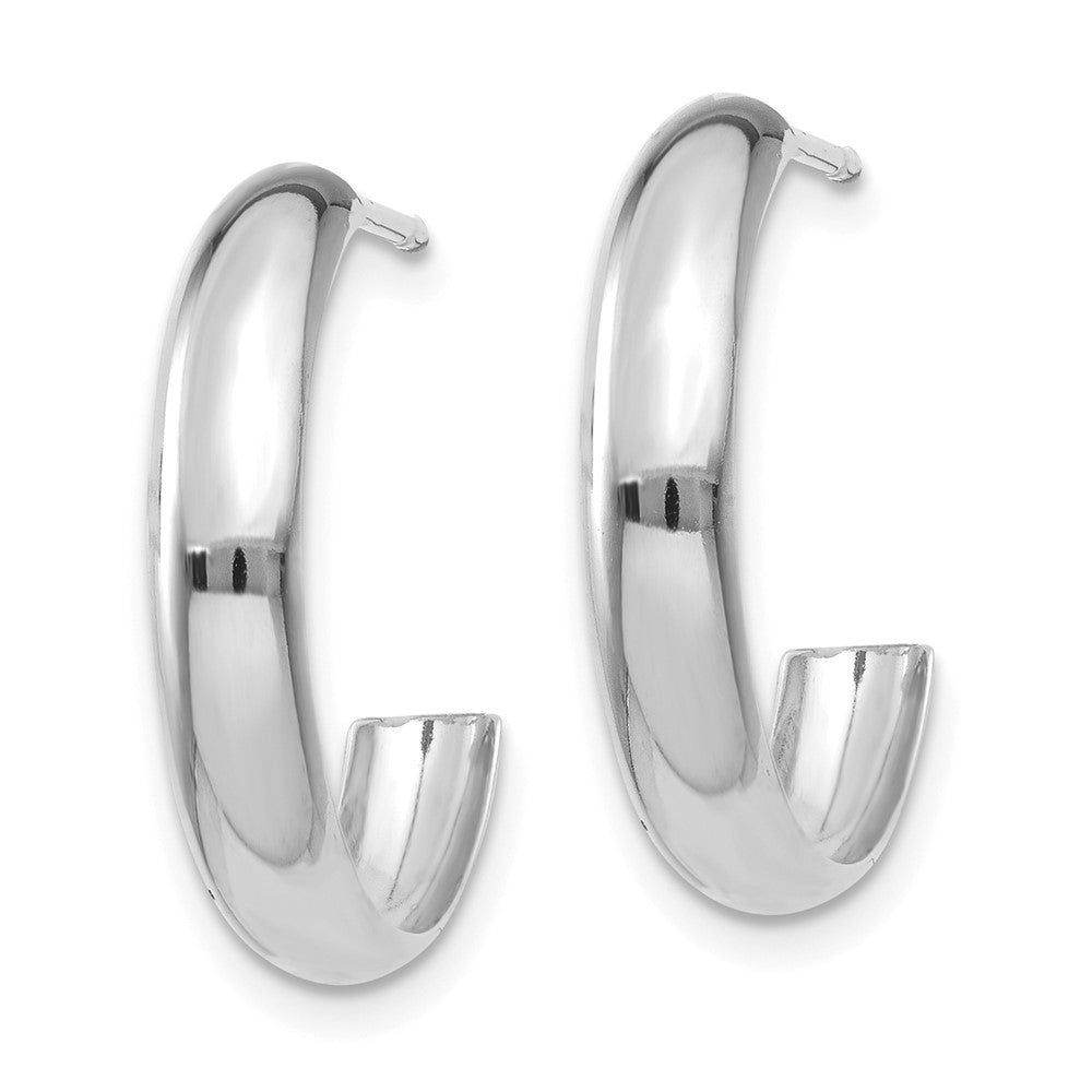 J-Hoop Earrings