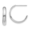 J-Hoop Earrings