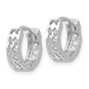 Gold Cut-out Hinged Hoop Earrings