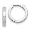 Gold Circle Hinged Hoop Earrings