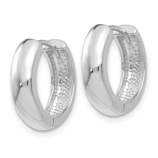 Gold Circle Hinged Hoop Earrings