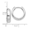Gold Circle Hinged Hoop Earrings