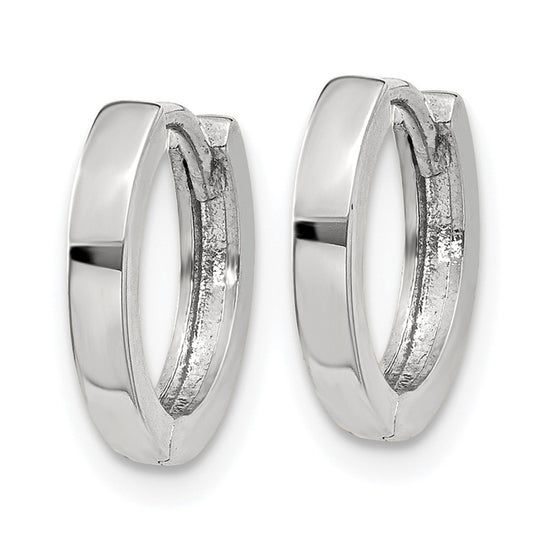 Gold Circle Hinged Hoop Earrings