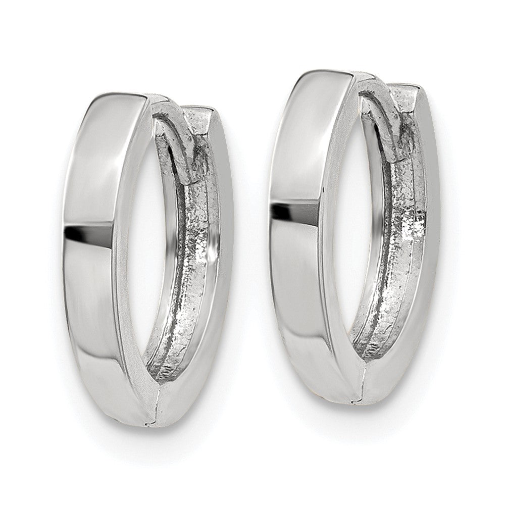 Gold Circle Hinged Hoop Earrings