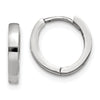 Gold Circle Hinged Hoop Earrings